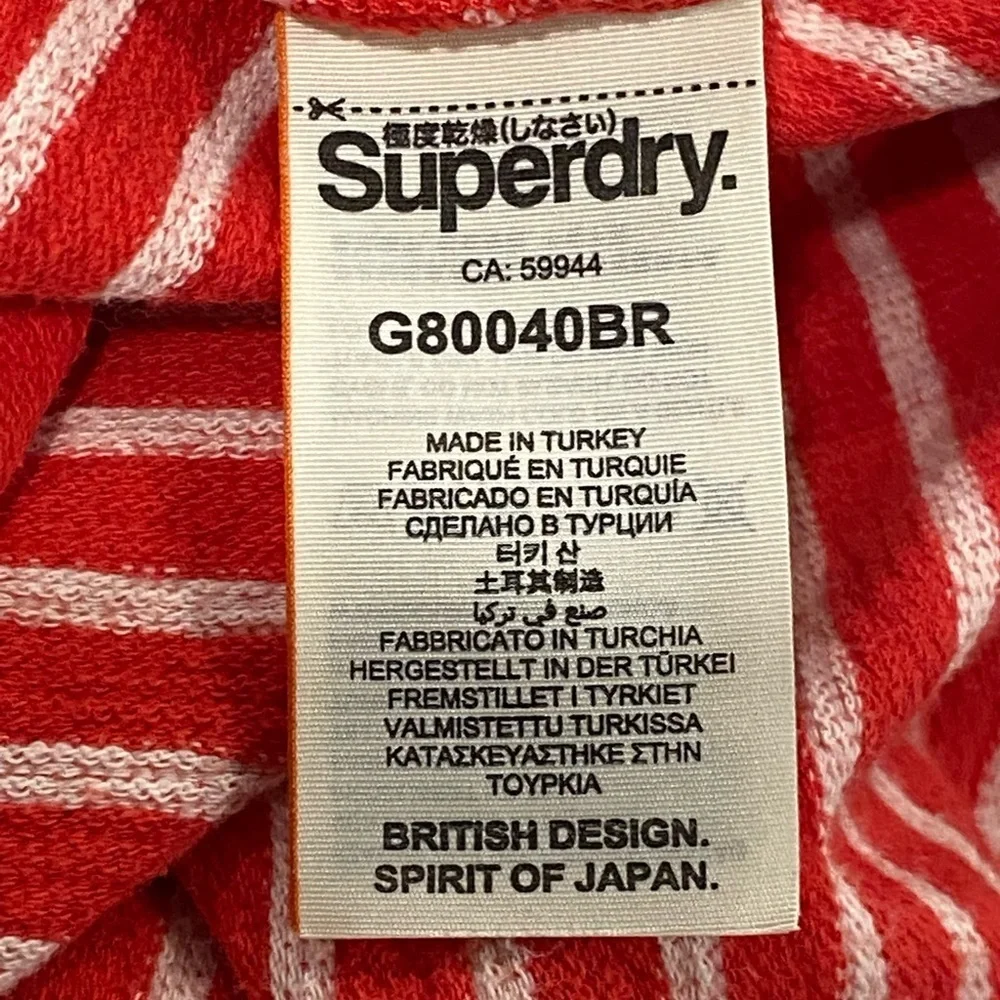 Superdry Edison Striped Ottoman Dress Size 8